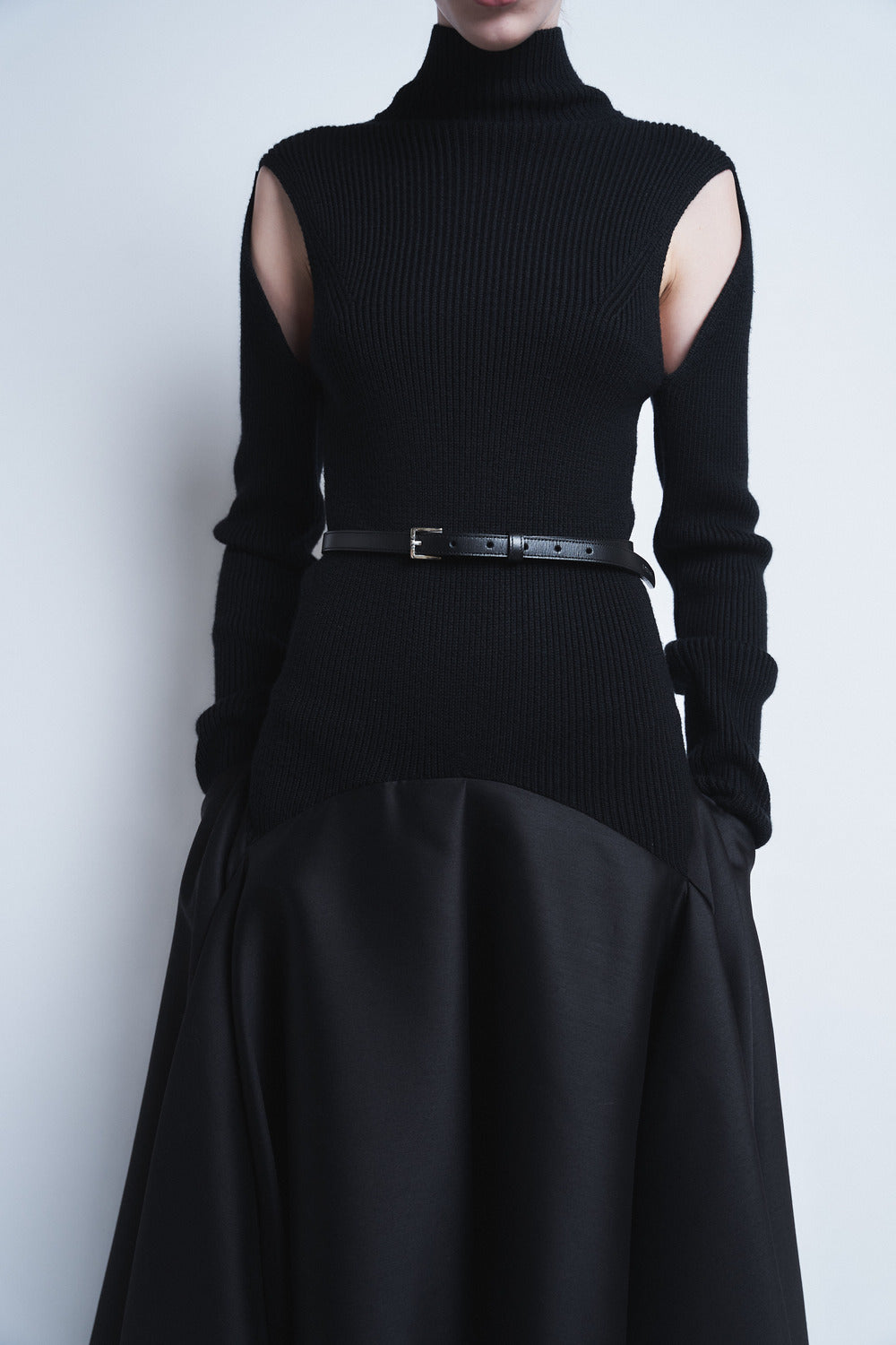 MARTINA - KNIT COMBINED DRESS