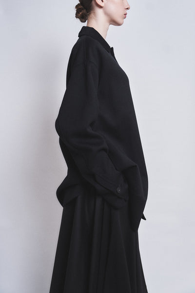 ESMERALDA- DOUBLE FACE WOOL CASHMERE  SHIRT JACKET