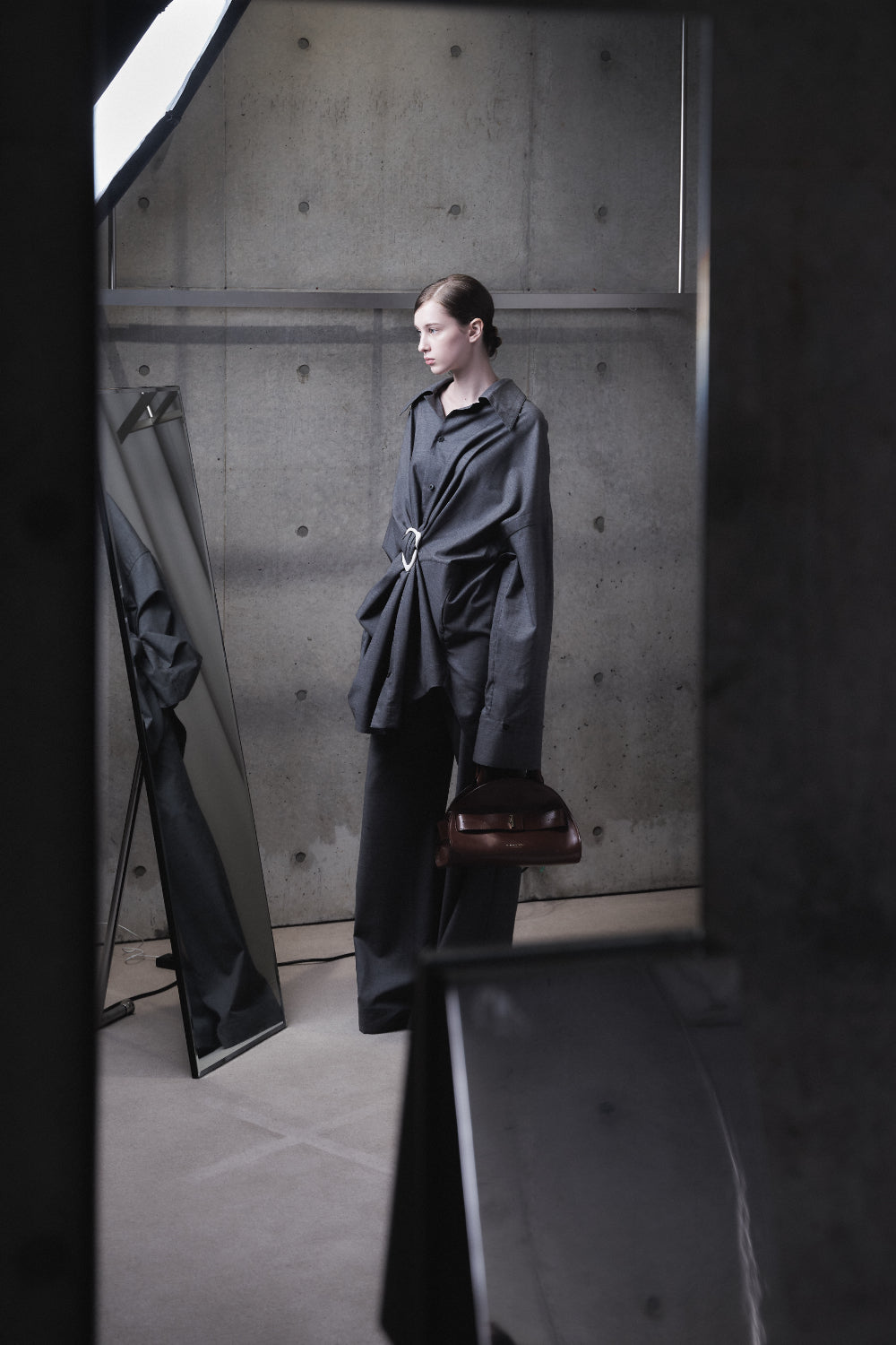 KRISTA - WOOL ELASTIC WAIST PANTS