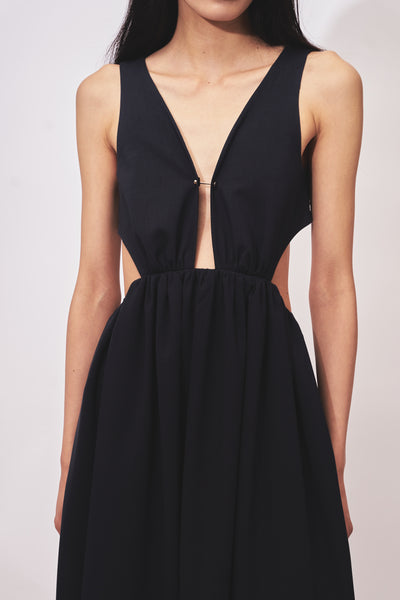 HAZEL - OPEN BACK GATHERED DRESS