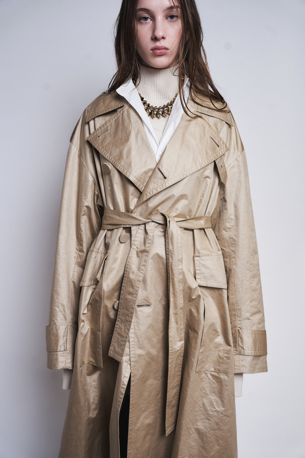 MATILDA - NYLON TRENCH COAT