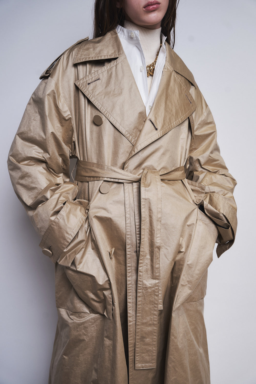 MATILDA - NYLON TRENCH COAT