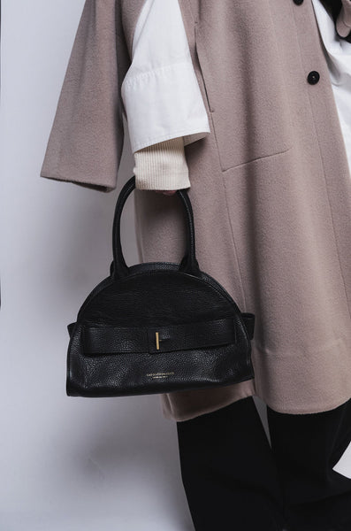 PIADINA - GRAIN LEATHER SMALL BOSTON