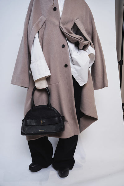 PIADINA - GRAIN LEATHER SMALL BOSTON