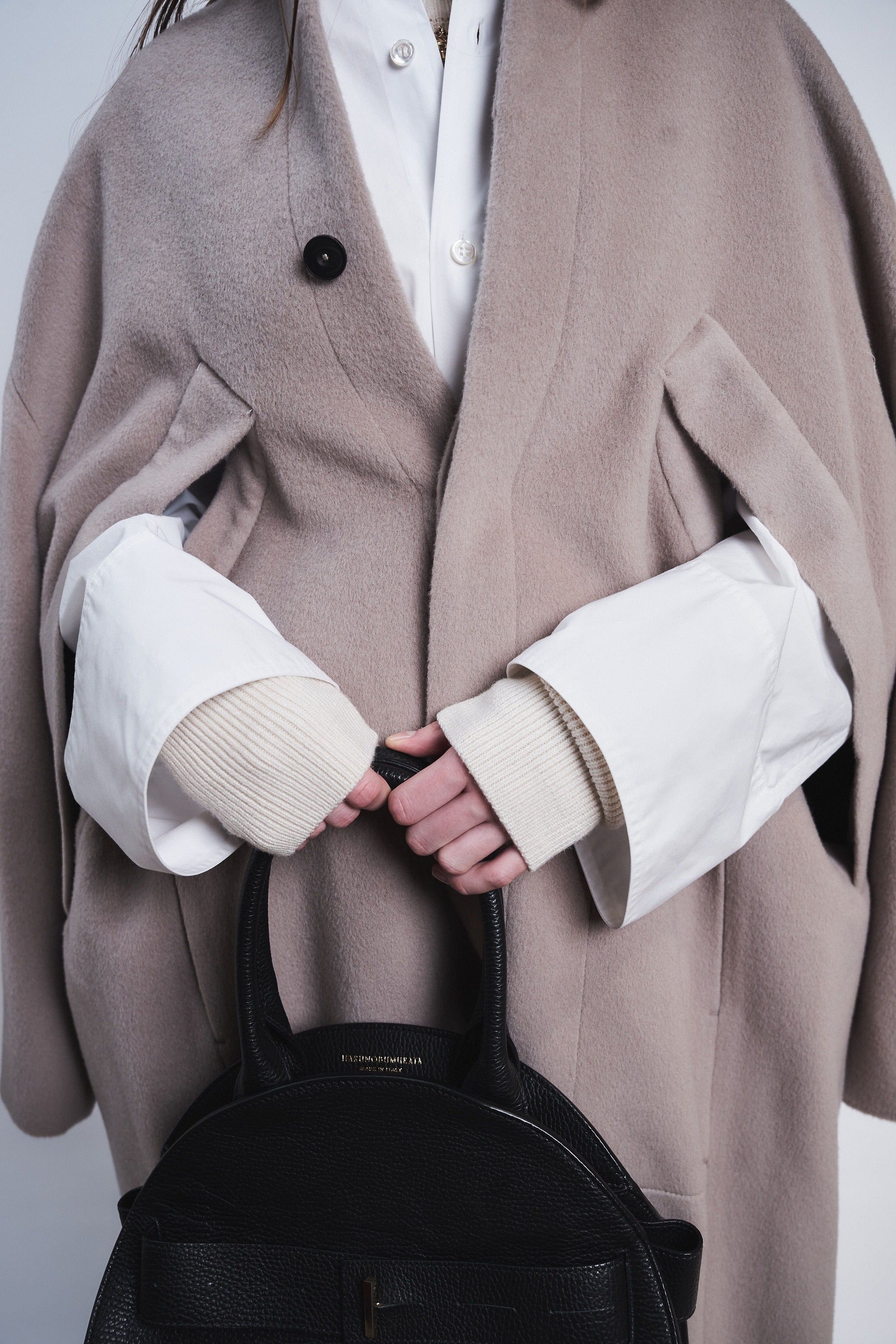 GRACE - VIRGIN WOOL CAPE COAT