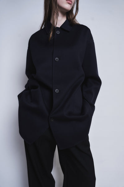 ESMERALDA- DOUBLE FACE WOOL CASHMERE  SHIRT JACKET