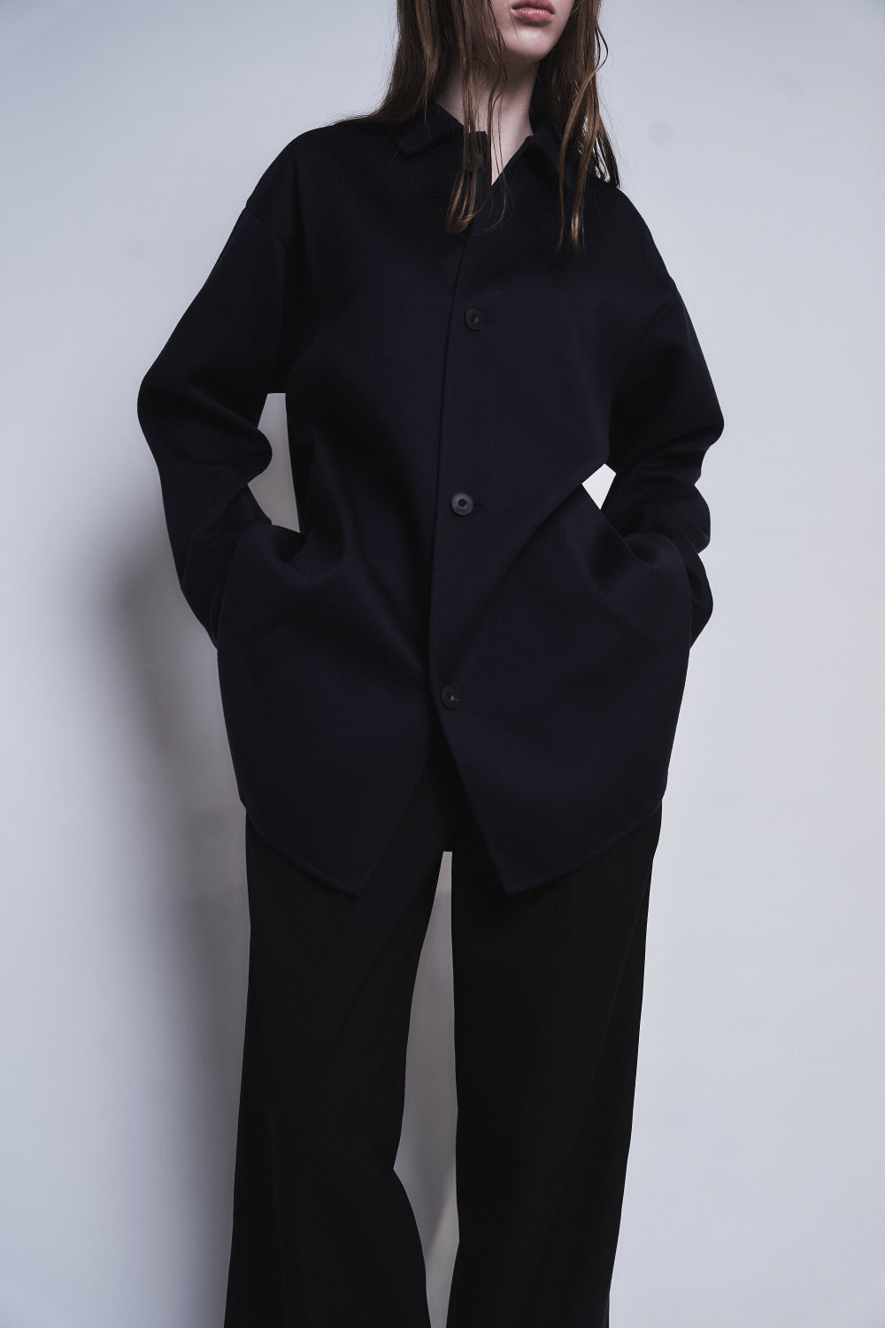 ESMERALDA- DOUBLE FACE WOOL CASHMERE  SHIRT JACKET