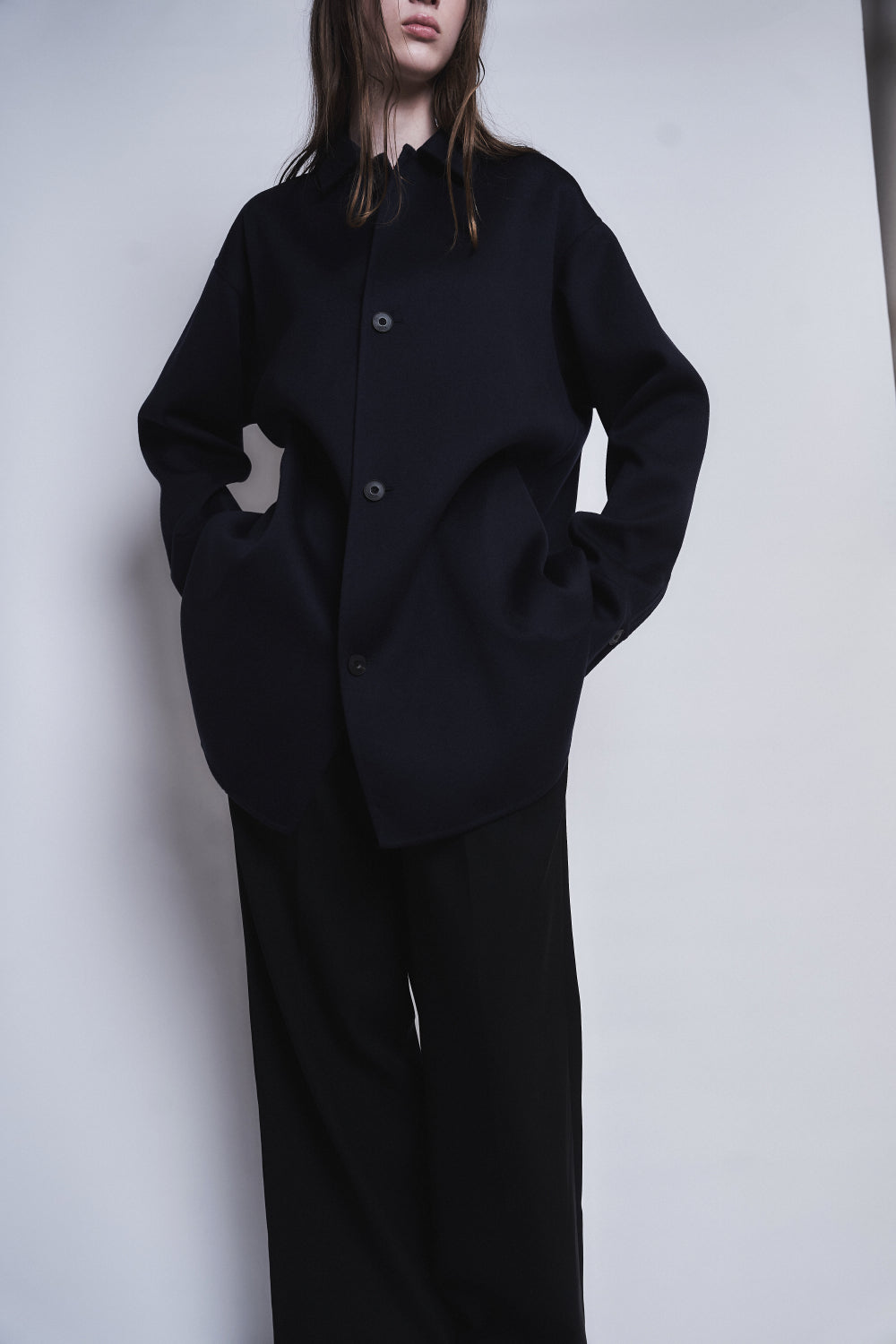 ESMERALDA- DOUBLE FACE WOOL CASHMERE  SHIRT JACKET