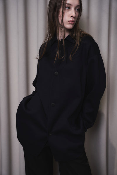 ESMERALDA- DOUBLE FACE WOOL CASHMERE  SHIRT JACKET