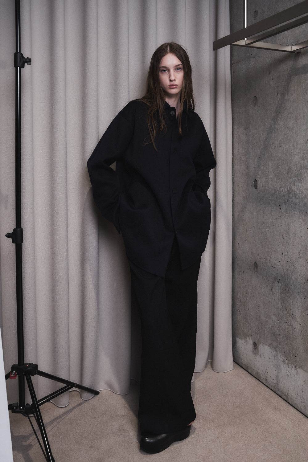 ESMERALDA- DOUBLE FACE WOOL CASHMERE  SHIRT JACKET