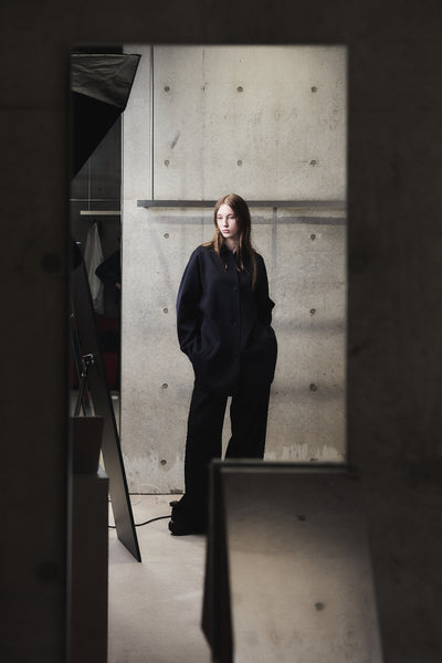 ESMERALDA- DOUBLE FACE WOOL CASHMERE  SHIRT JACKET