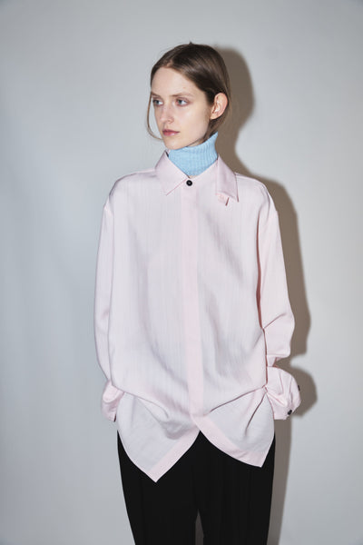 NAVIA - REMOVABLE COLLAR VISCOSE SHIRT