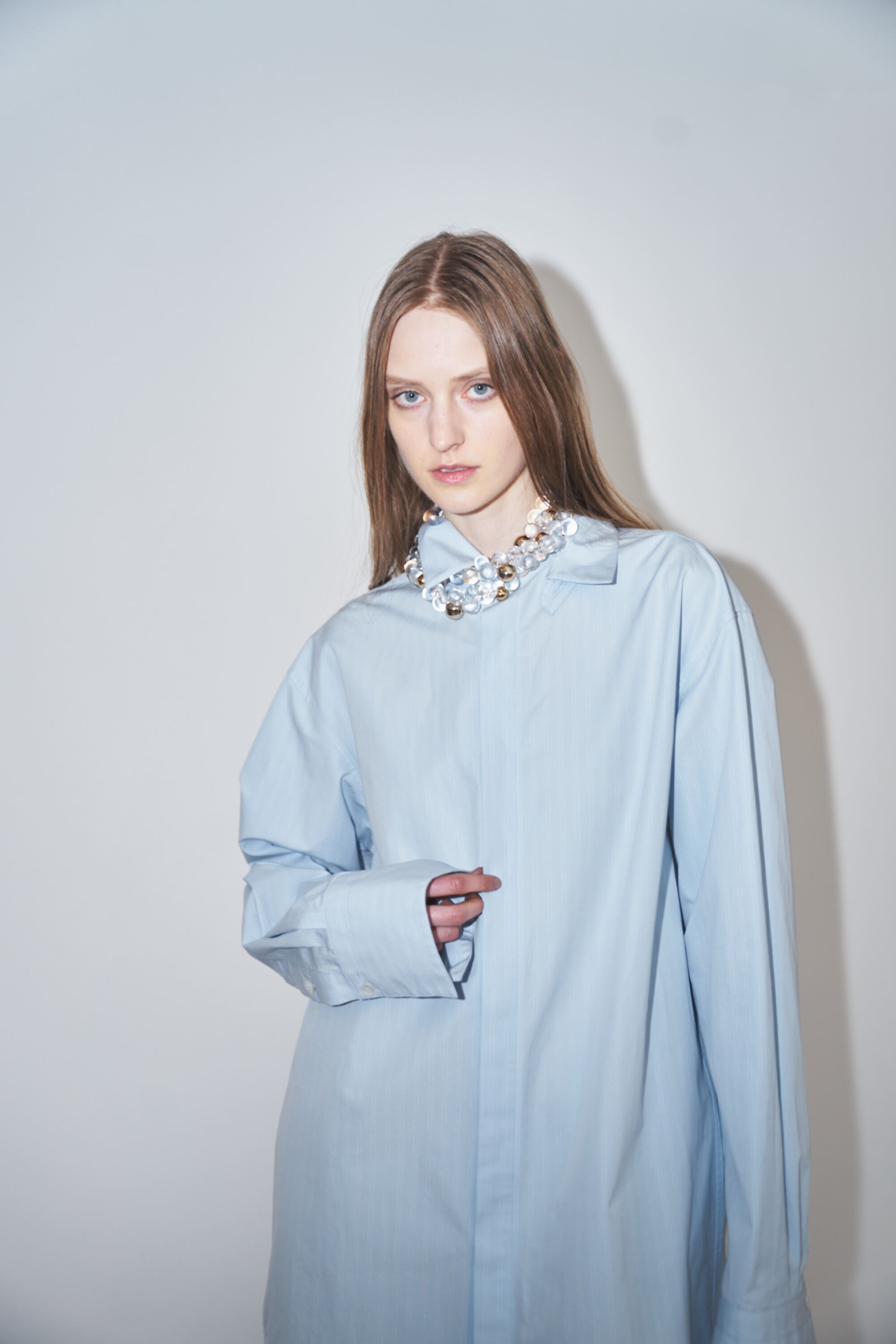 NIZZA NECKLACE - CRYSTAL GOLD NECKLACE