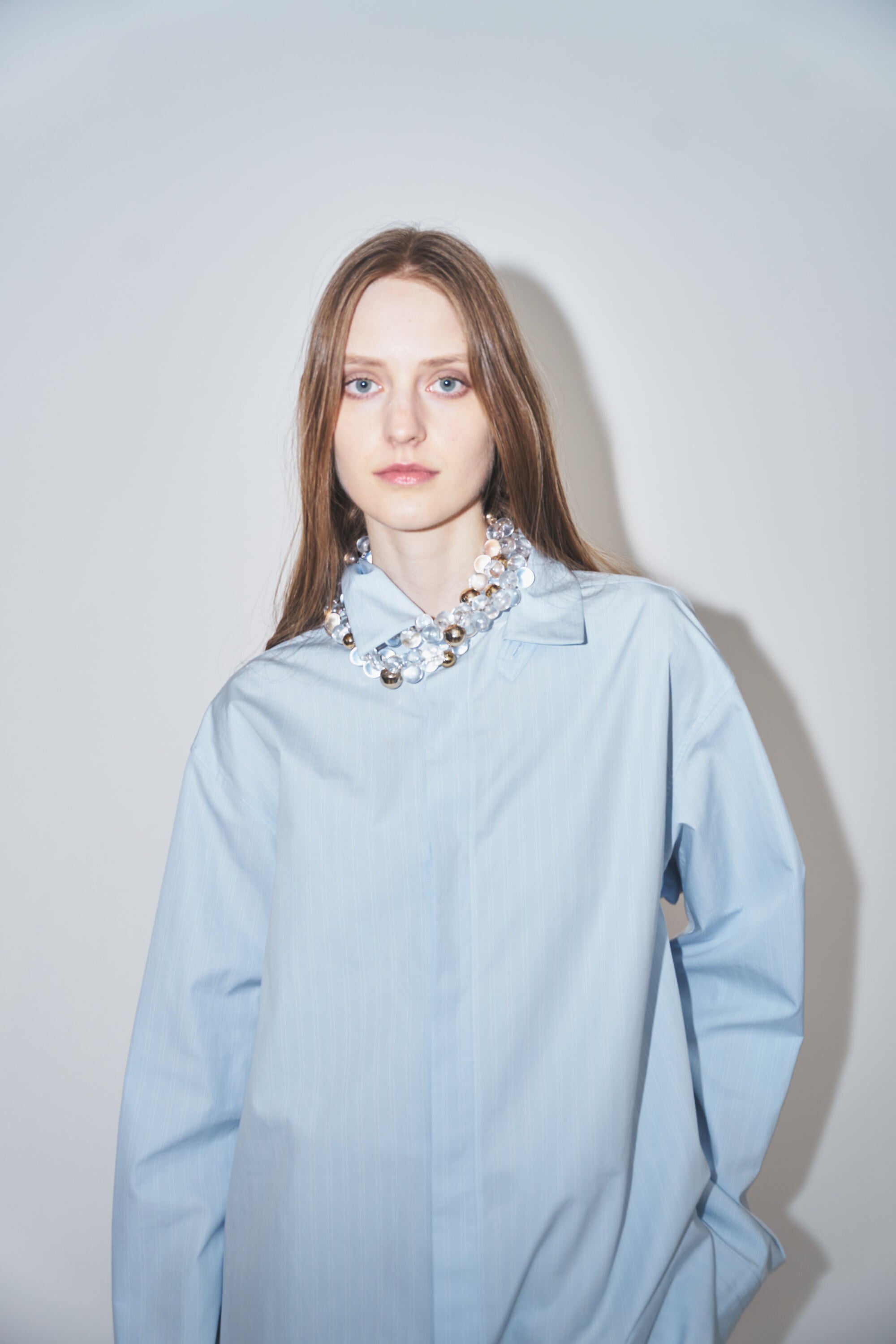 NIZZA NECKLACE - CRYSTAL GOLD NECKLACE