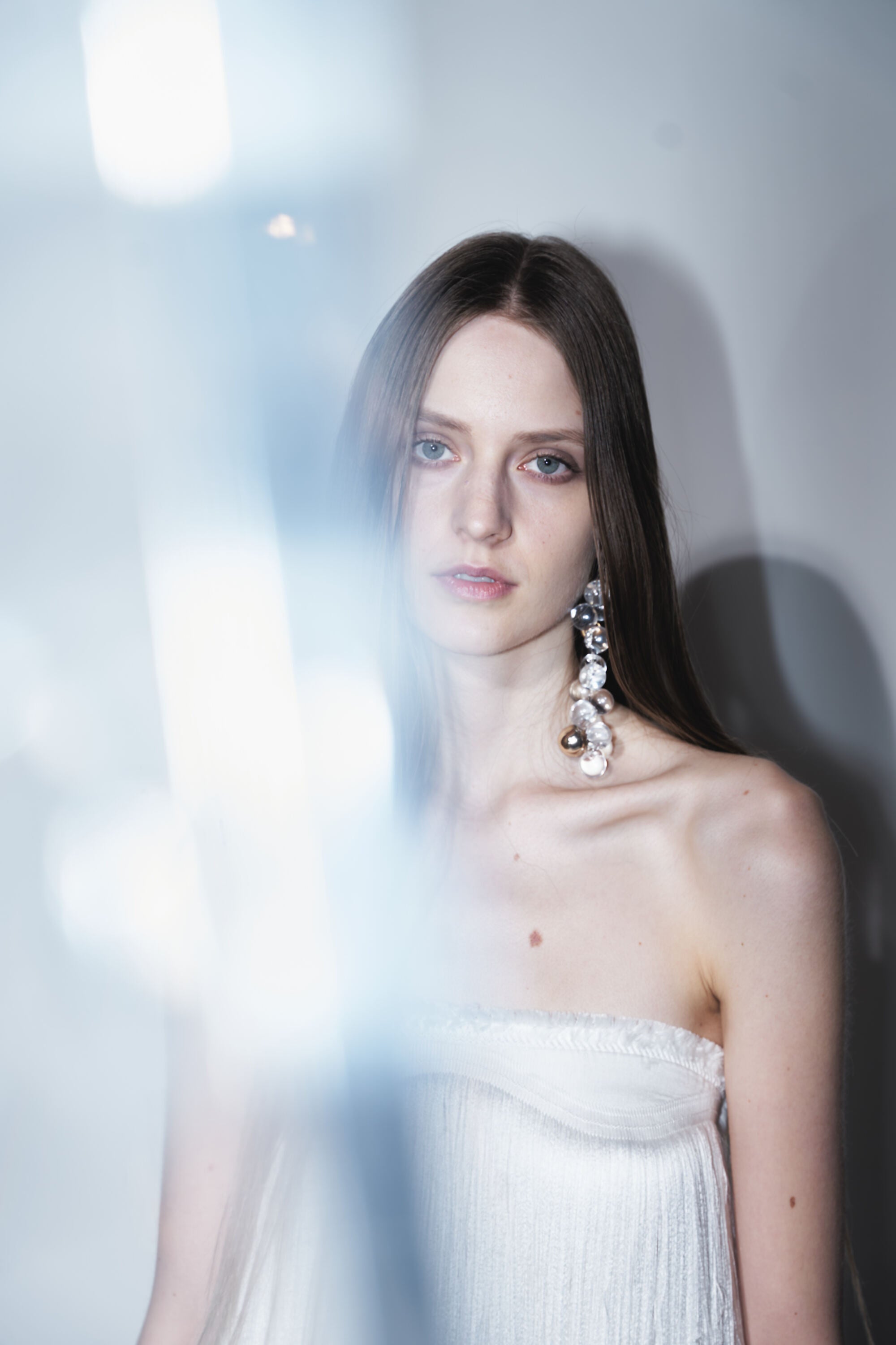 NIZZA EARRINGS - CRYSTAL GOLD EARRINGS