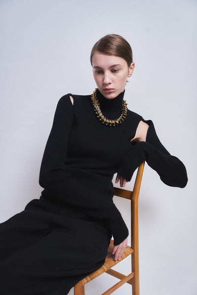 MARA - WOOL RIB MULTI WAY TOP