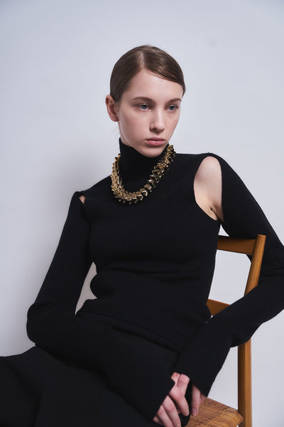 MARA - WOOL RIB MULTI WAY TOP