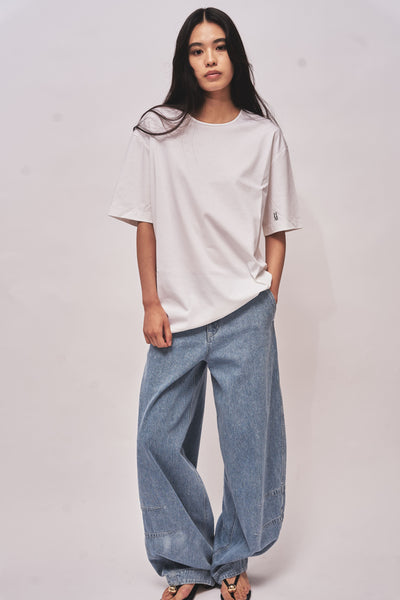JUNEVE - LOOSE FIT HM LOGO T-SHIRT