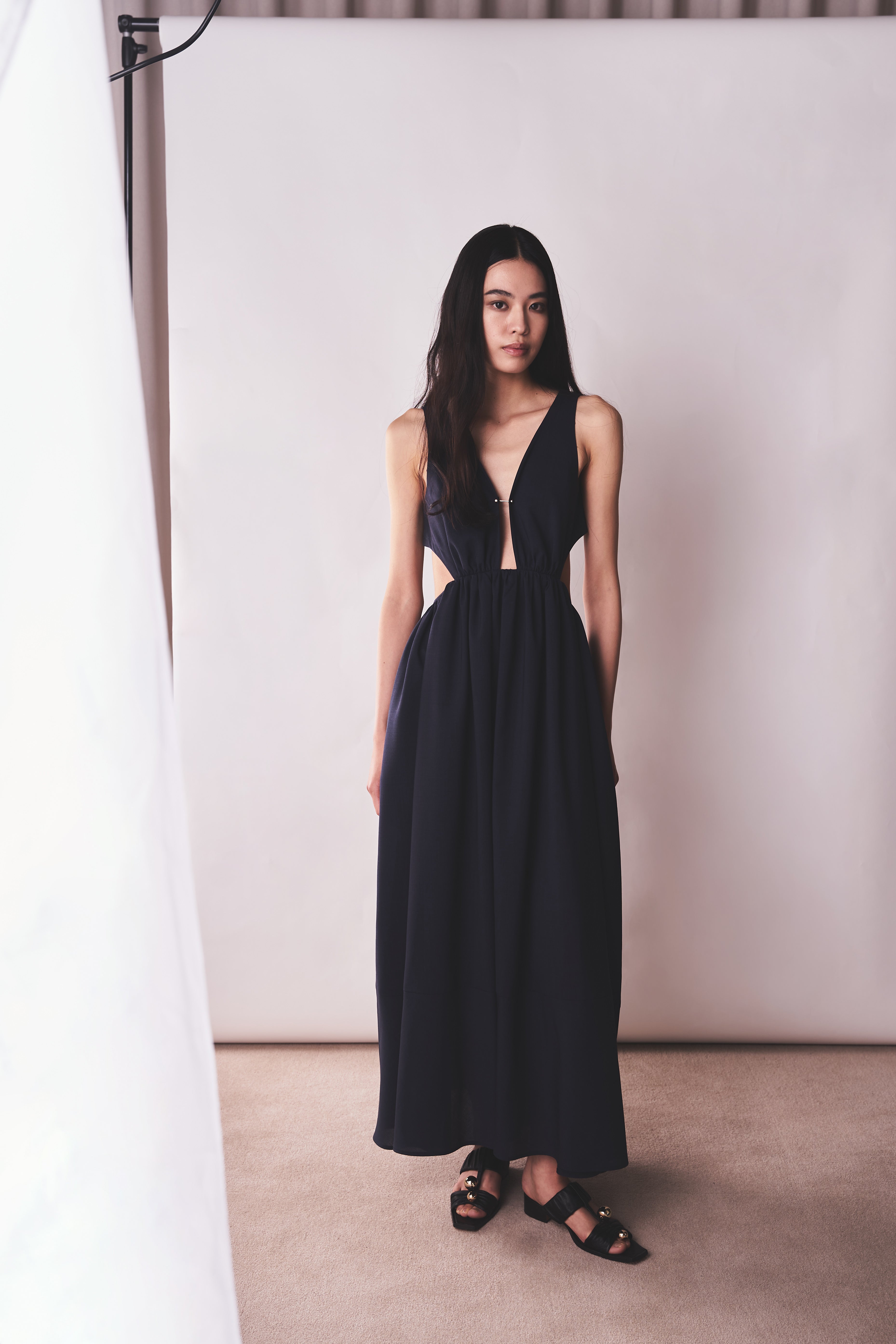HAZEL - OPEN BACK GATHERED DRESS