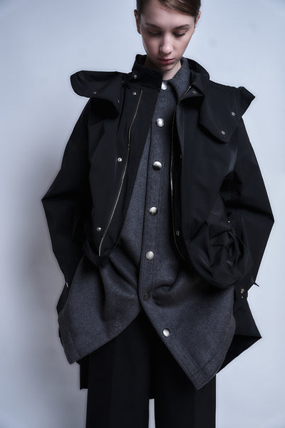 MIRIAM - OVERSIZE COAT WITH HOOD