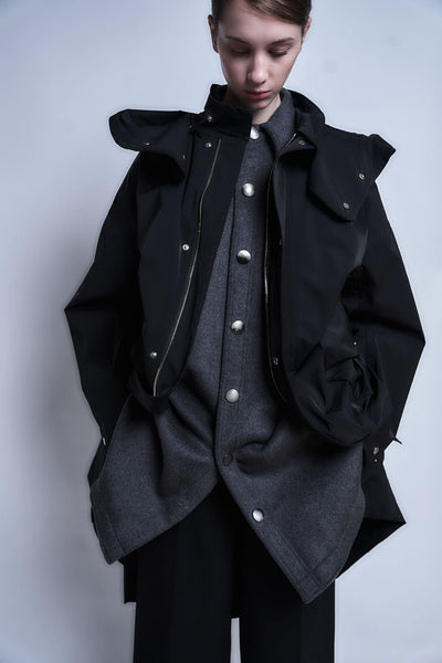 MIRIAM - OVERSIZE COAT WITH HOOD