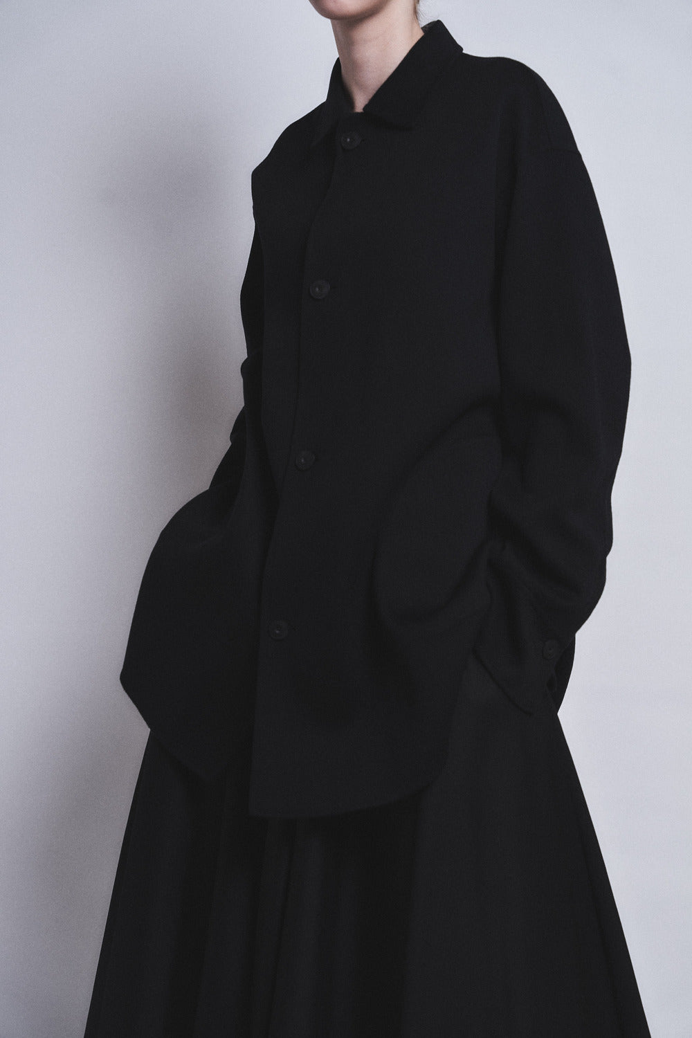 ESMERALDA- DOUBLE FACE WOOL CASHMERE  SHIRT JACKET