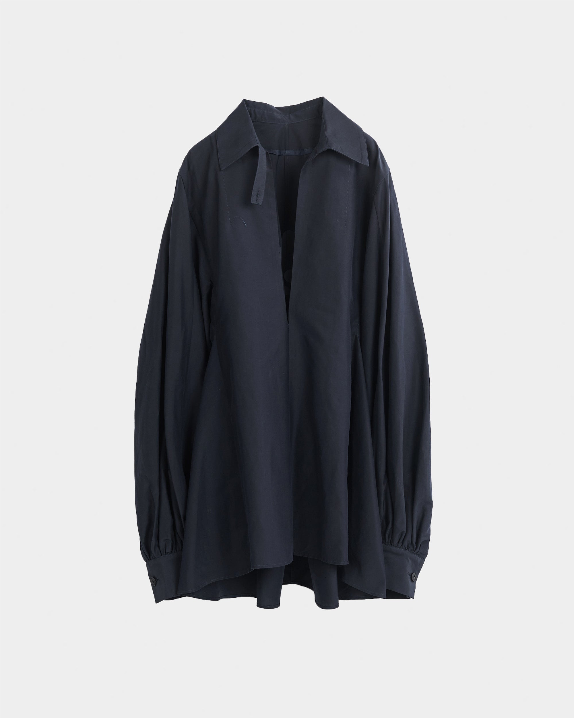 HONEY - COTTON SILK VOLUMINOUS SLEEVE BLOUSE
