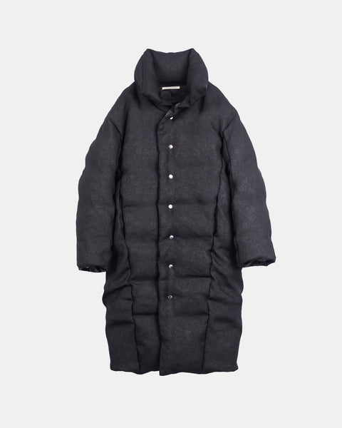 ILIANA - JACQUARD SILK DOWN COAT