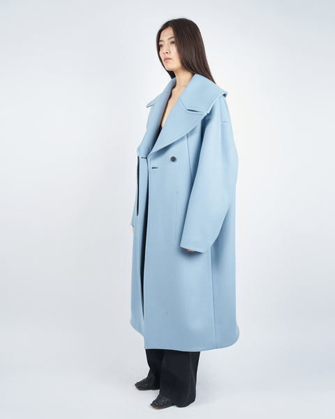 ILYSSA - ROUND SHAPED HEAVY MELTON  COAT