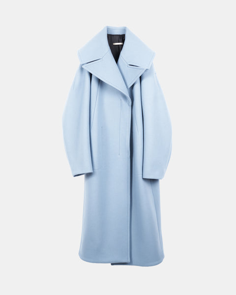 ILYSSA - ROUND SHAPED HEAVY MELTON  COAT