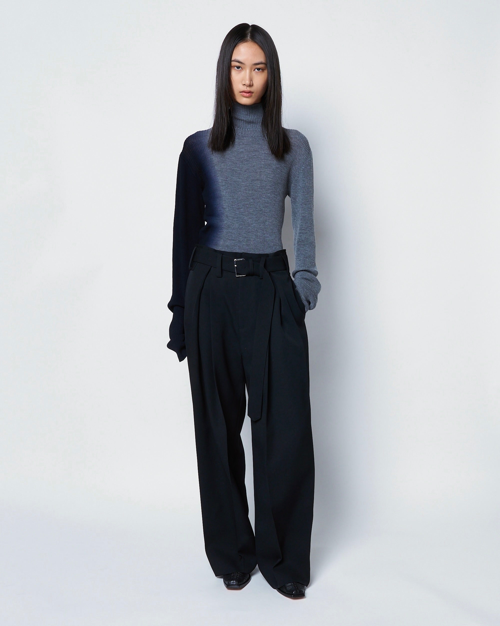 OPHIRAE - FINE GRADATION KNIT TOP
