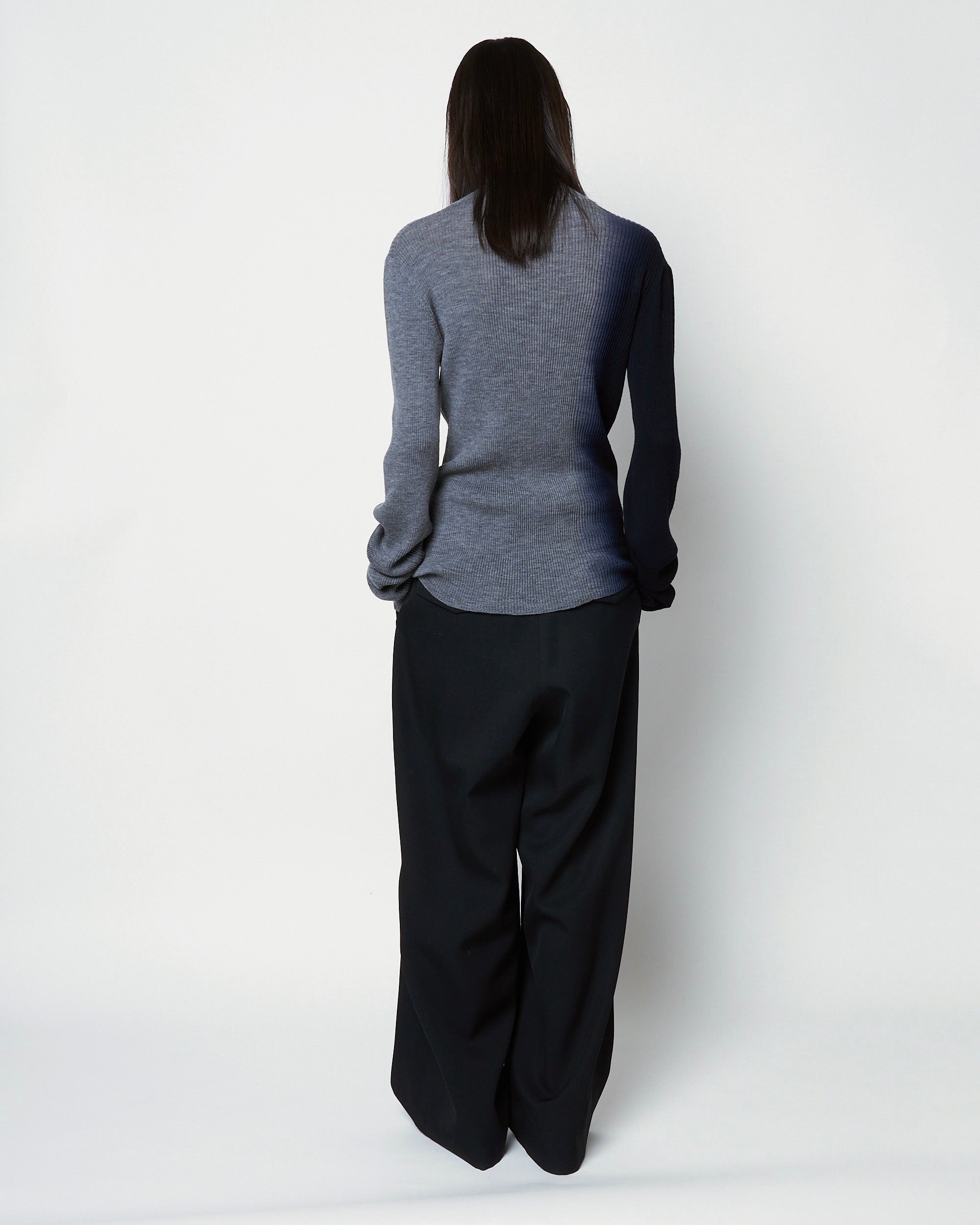 OPHIRAE - FINE GRADATION KNIT TOP