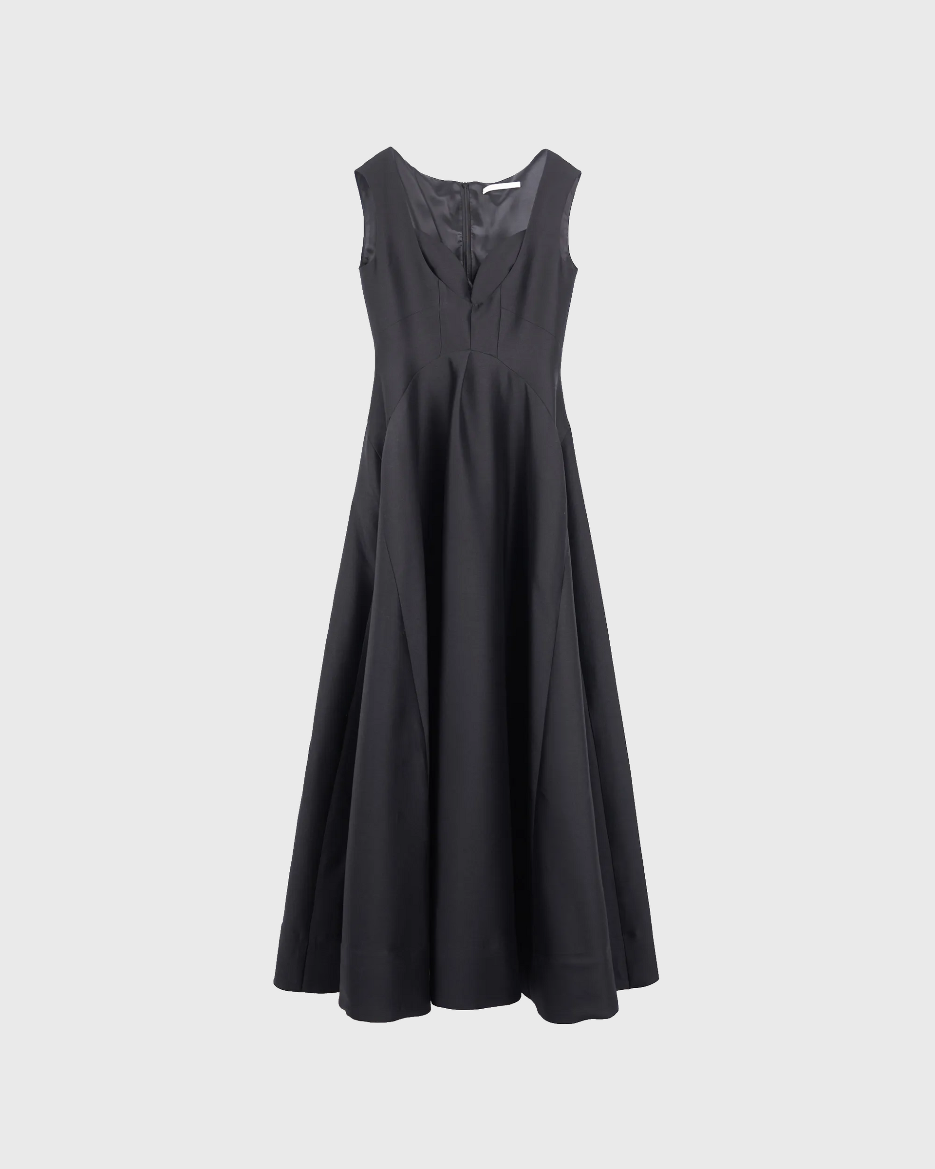 限定値下げ　INES - SILK WOOL FLARE DRESS INES - SILK WOOL FLARE DRESS – HARUNOBUMURATA