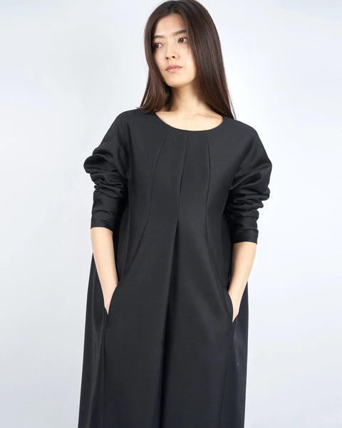 INFER - COCOON SHAPED LONG SLEEVE DRESS