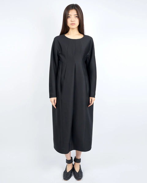 INFER - COCOON SHAPED LONG SLEEVE DRESS