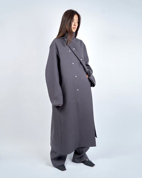 IRONVILLE - OVERSIZED WOOL TRENCH COAT