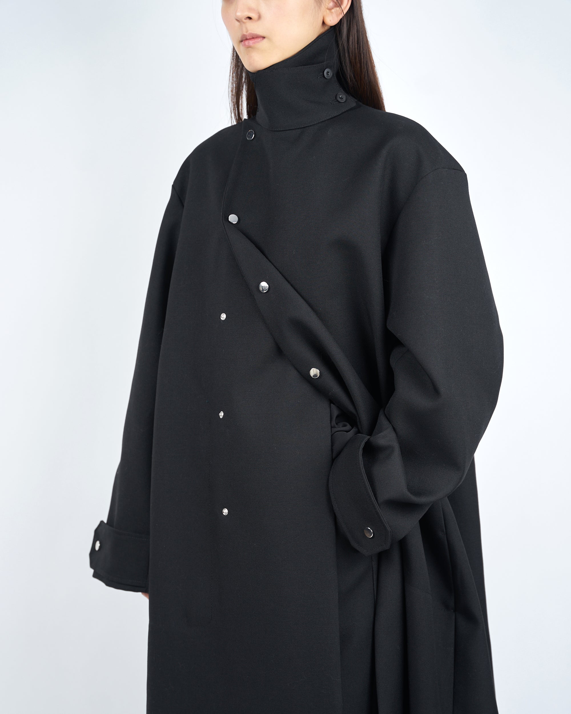 IRONVILLE - OVERSIZED WOOL TRENCH COAT