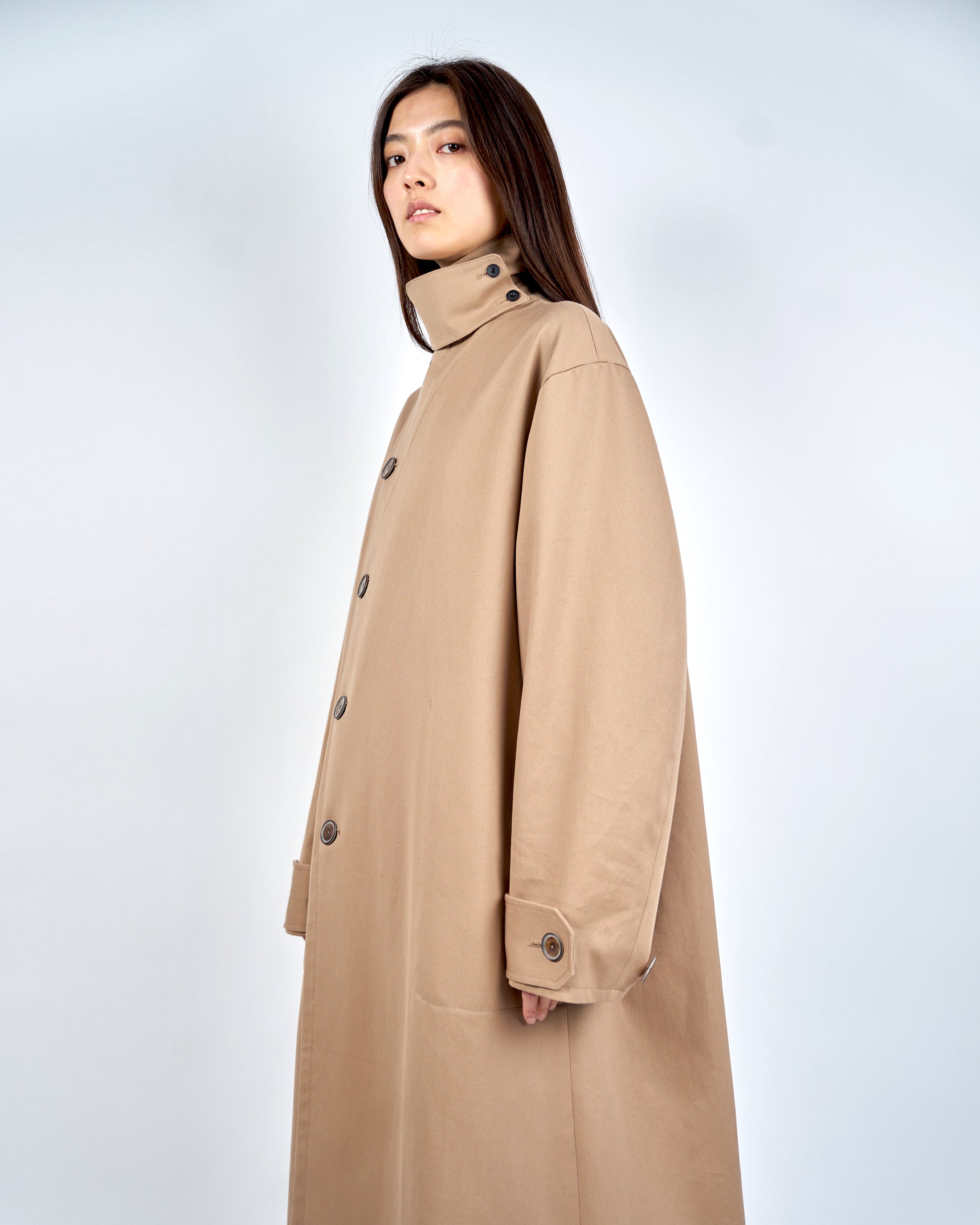 IRONVILLE - OVERSIZED COTTON TRENCH COAT