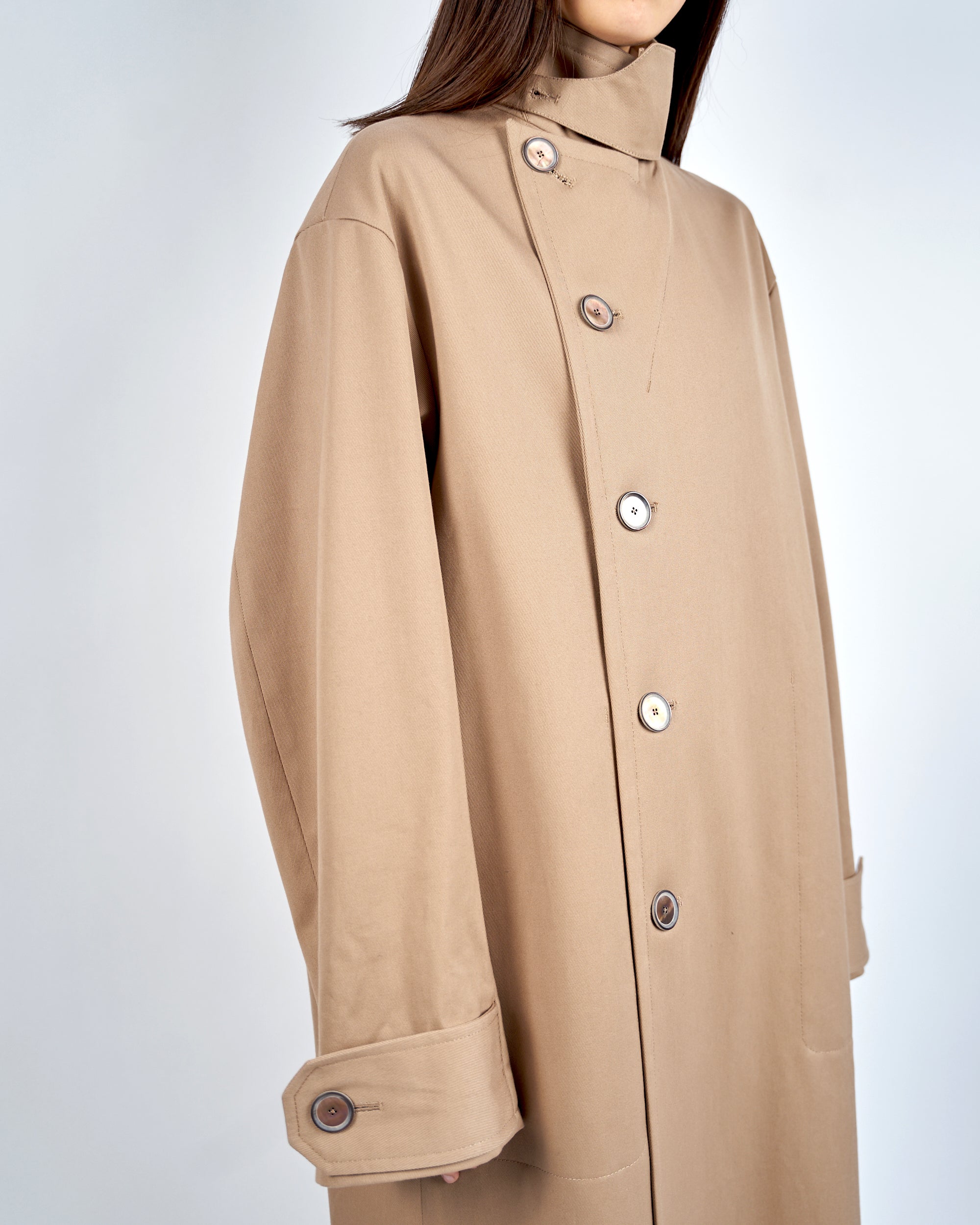 IRONVILLE - OVERSIZED COTTON TRENCH COAT