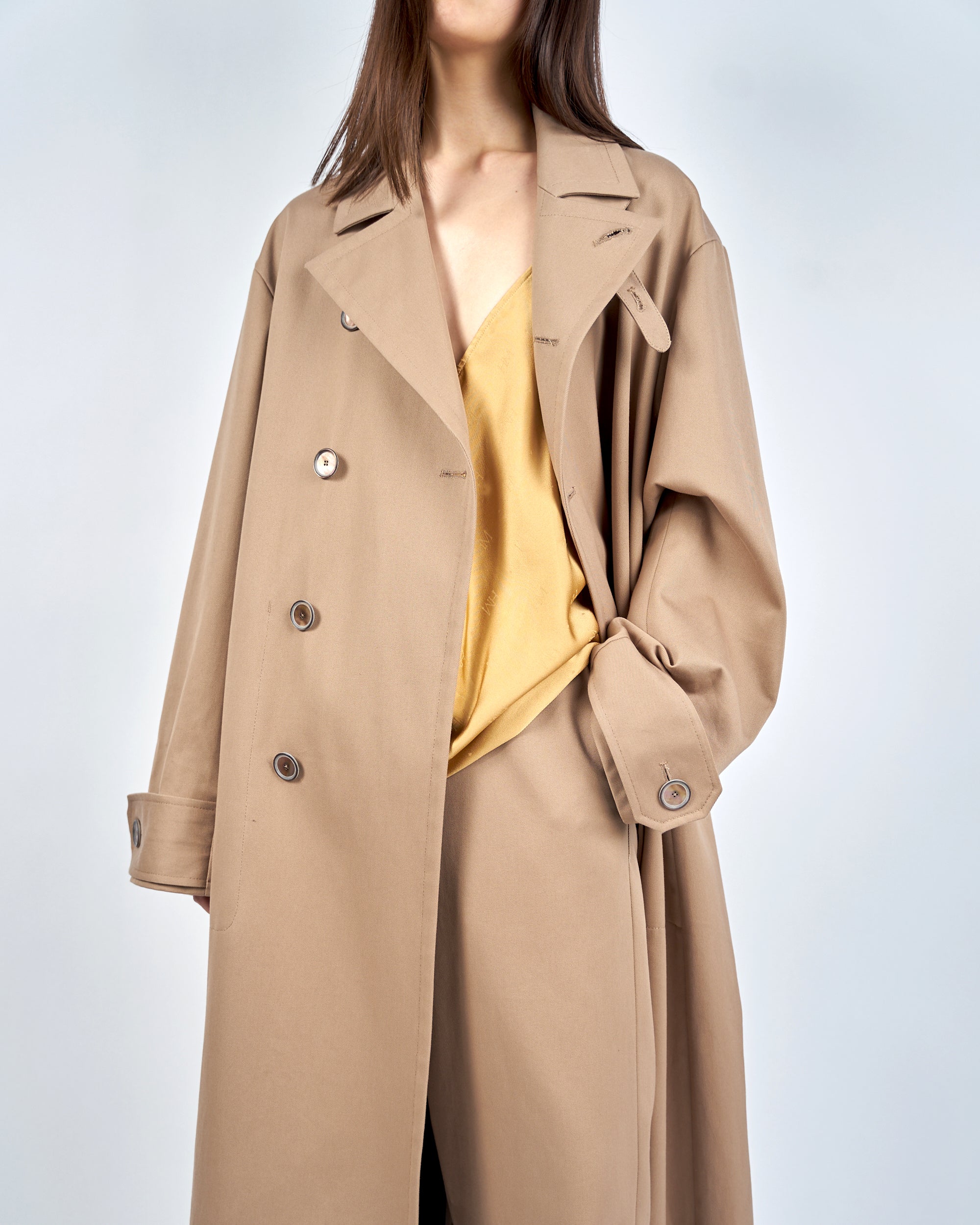 IRONVILLE - OVERSIZED COTTON TRENCH COAT