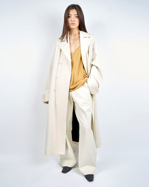 IRONVILLE - OVERSIZED COTTON TRENCH COAT