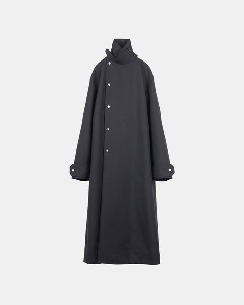IRONVILLE - OVERSIZED WOOL TRENCH COAT