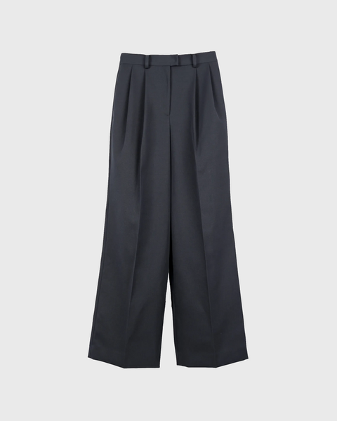 ISPARTA - WIDE SILHOUETTE WOOL TUCKED TROUSERS