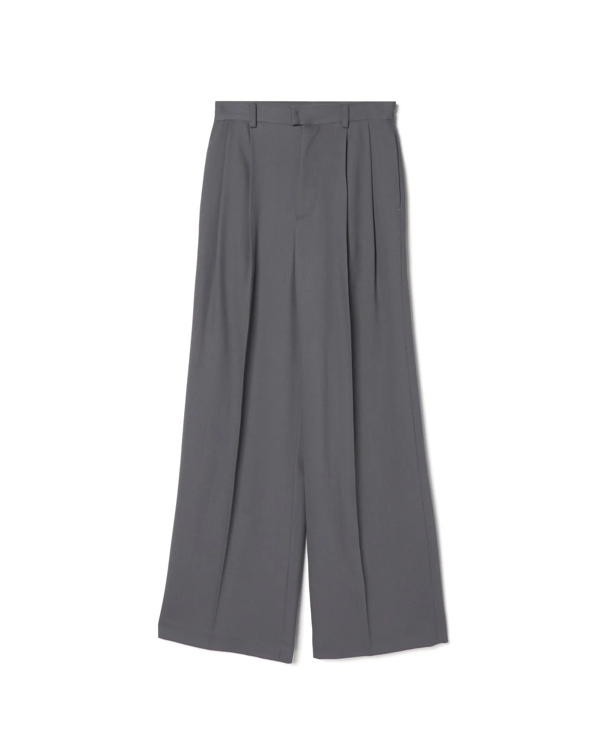 【PRE ORDER】ISPARTA - WIDE SILHOUETTE WOOL TUCKED TROUSERS