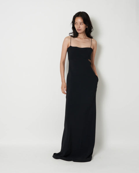 JADD -  BIAS CUT VISCOSE CADY TUBE DRESS