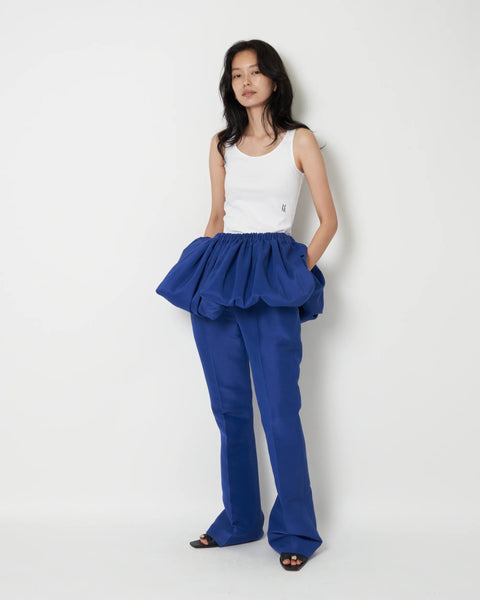 JADEN - COTTON SILK PEPLUM 3WAY PANTS