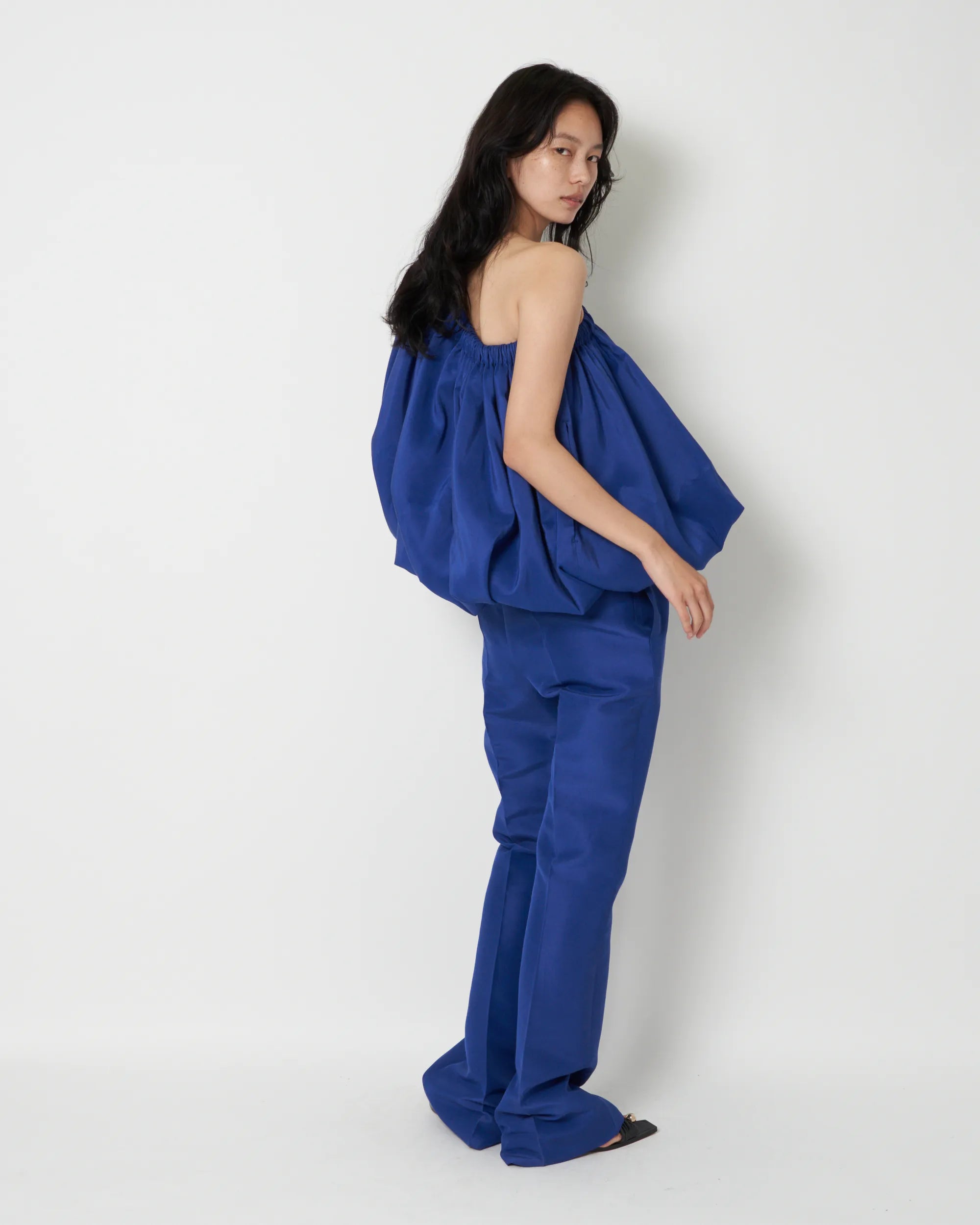 JADEN - COTTON SILK PEPLUM 3WAY PANTS