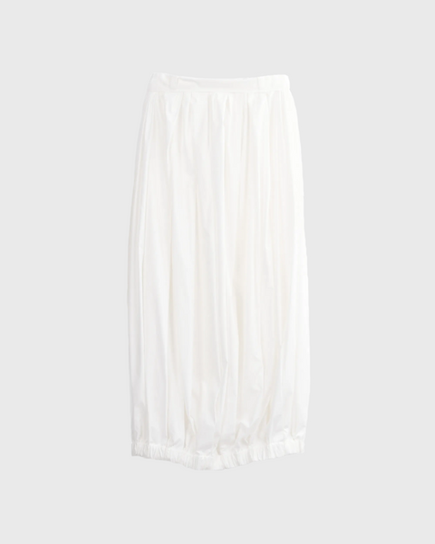 JAFFE - COTTON POPLIN BALOON SHAPED SKIRT / MINI DRESS