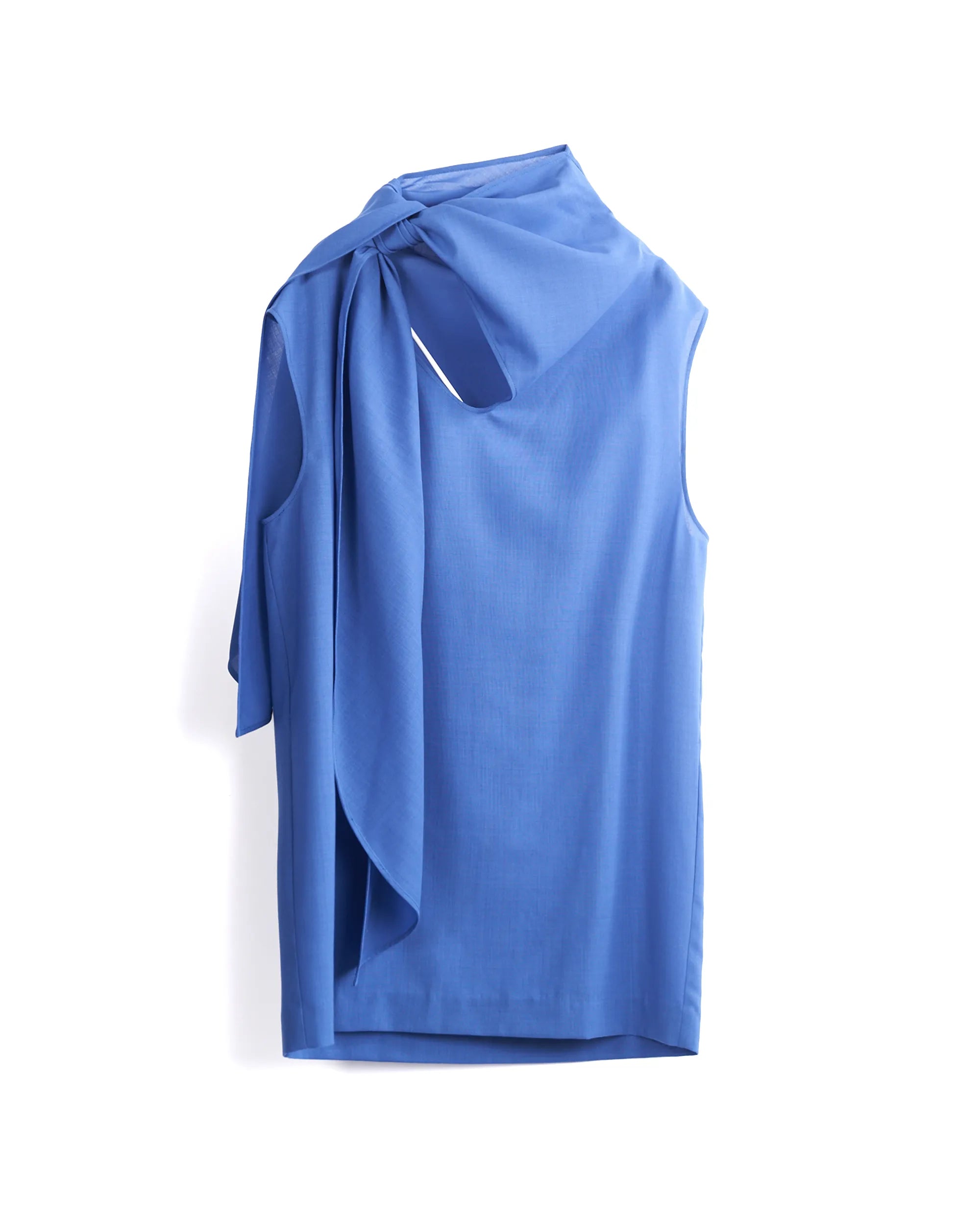 JAMBI - LIGHT WEIGHT WOOL SCARF NECK TOP