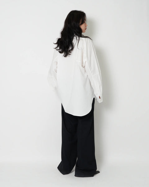 JANNE - COTTON POPLIN VOLUME SLEEVE SHIRT